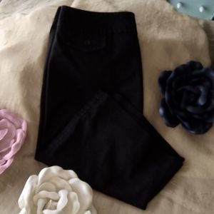 Banana Republic stretch black A-Line skirt
